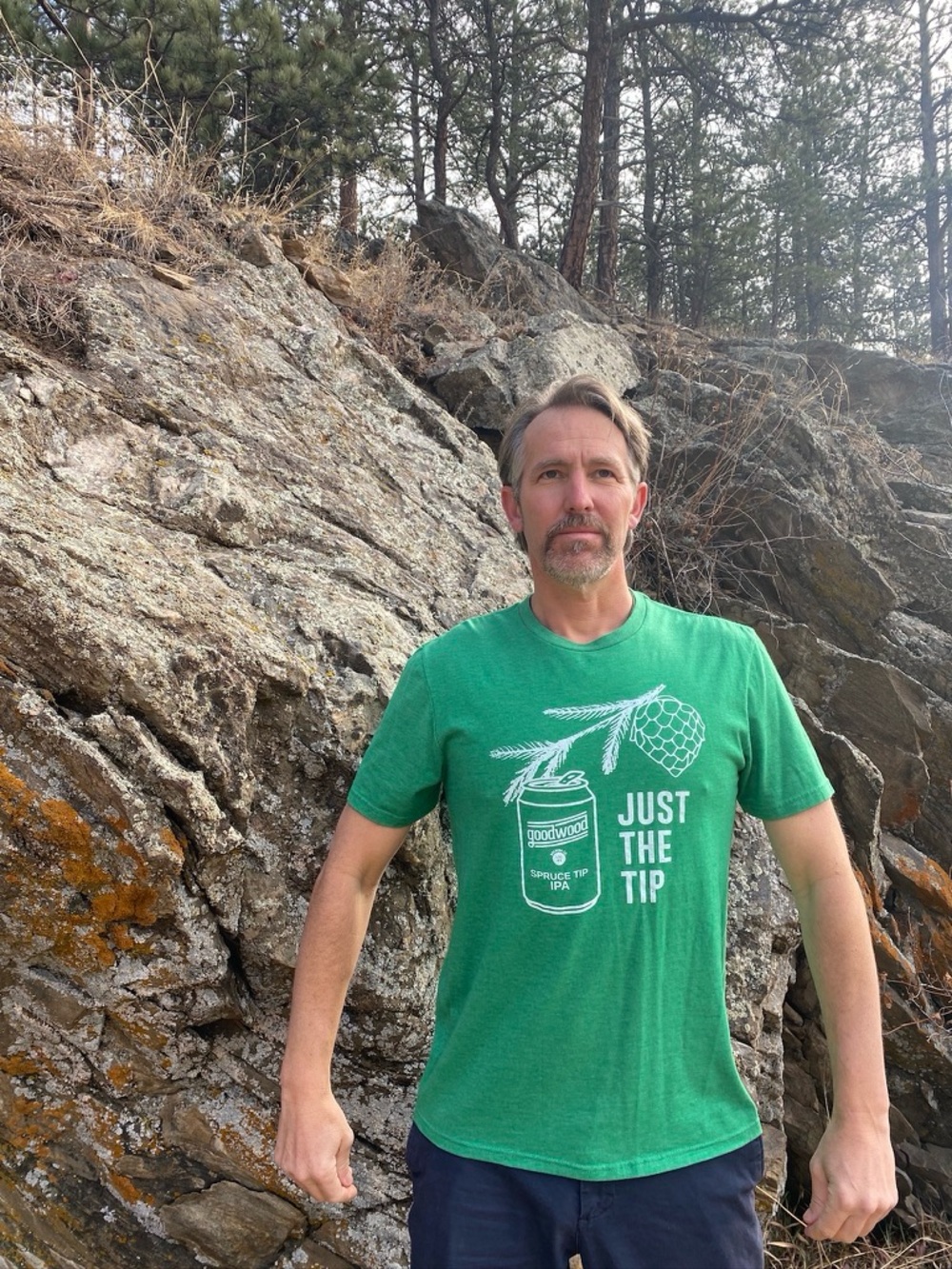Green 'Just The Tip' Graphic Tee